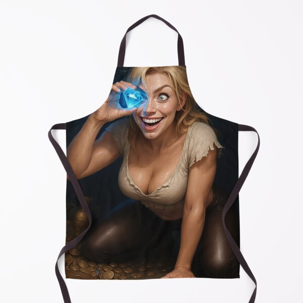 Item preview, Astrid holds bluetopaz with coins and jugs designed and sold by CathryneDelamort.