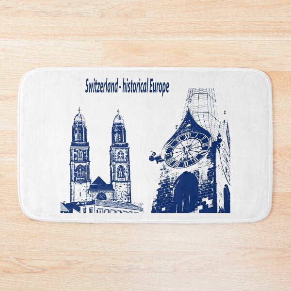 Item preview, Switzerland in Blue designed and sold by Kacharava.