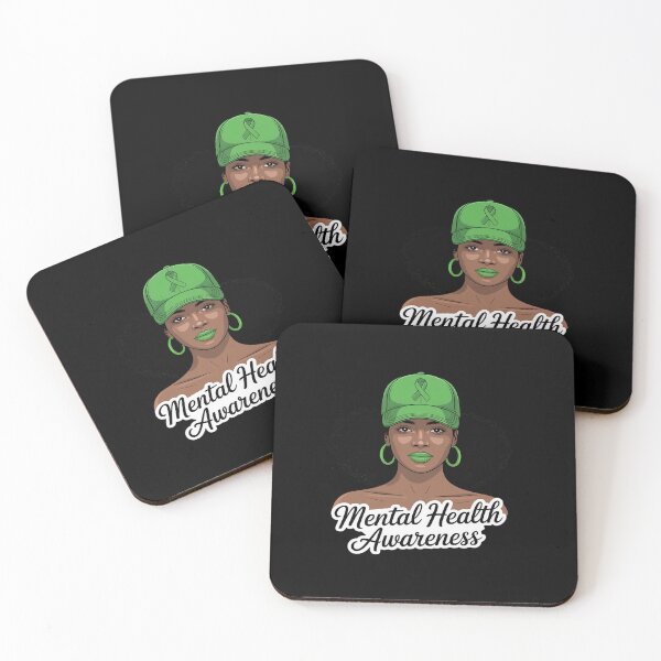 Item preview, Afro American Black Woman Mental Health Awareness designed and sold by HORIZBoutique.