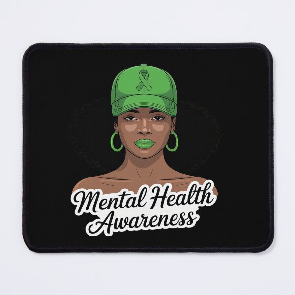 Item preview, Afro American Black Woman Mental Health Awareness designed and sold by HORIZBoutique.