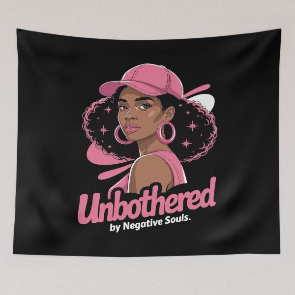 Item preview, African American Afro Queen Sassy Black Woman Unbothered designed and sold by HORIZBoutique.