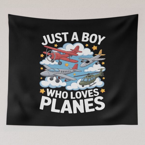 Item preview, Aircraft Lovers Just A Boy Who Loves Planes Airplane designed and sold by HORIZBoutique.