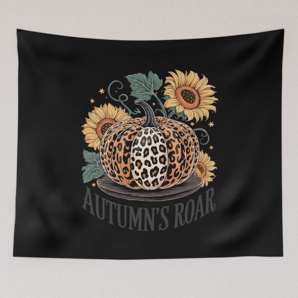 Item preview, Pumpkin Leopard Sunflower Fall Lover Autumn  designed and sold by RoyTill0Art.