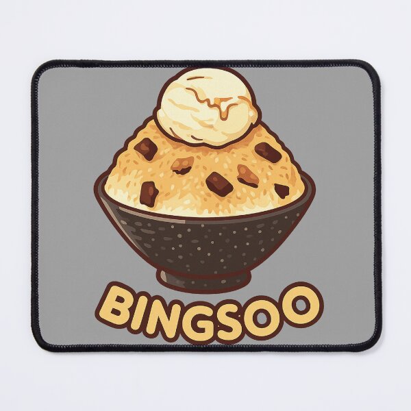 Item preview, Cute Bingsoo Dessert Illustration | Korean Shaved Ice Food Art designed and sold by BalloonNinja.