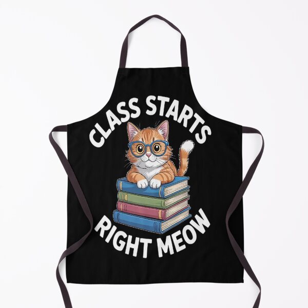 Item preview, Cat Teacher Class Starts Right Meow Cats Lover designed and sold by SignaturalGen.