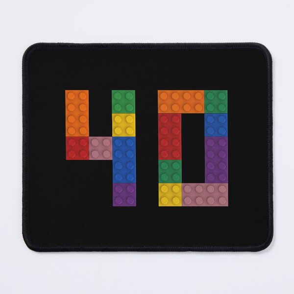 Item preview, 40 numbering made of bricks designed and sold by Brickification.