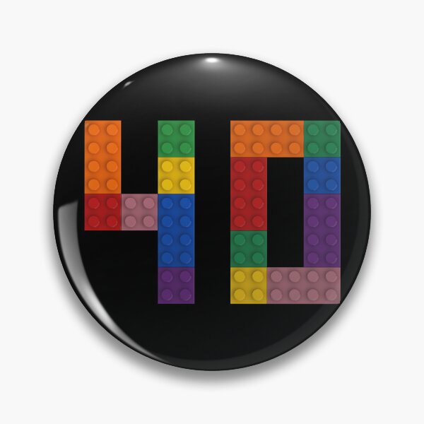 Item preview, 40 numbering made of bricks designed and sold by Brickification.