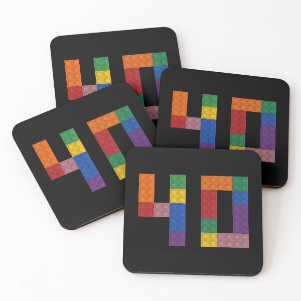 Item preview, 40 numbering made of bricks designed and sold by Brickification.