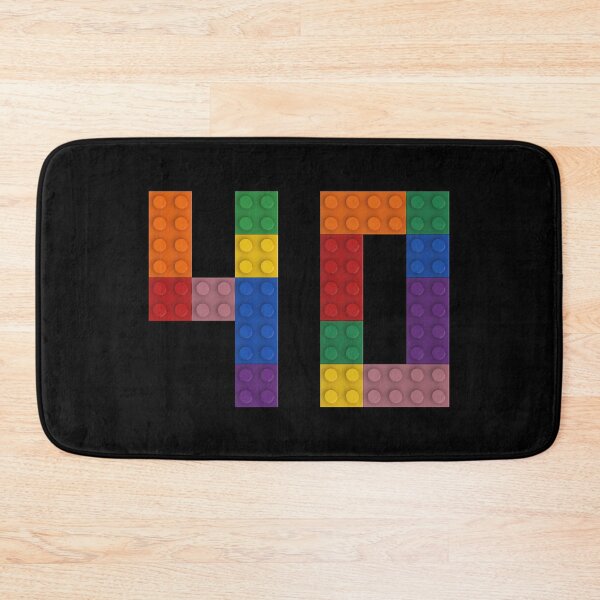 Item preview, 40 numbering made of bricks designed and sold by Brickification.