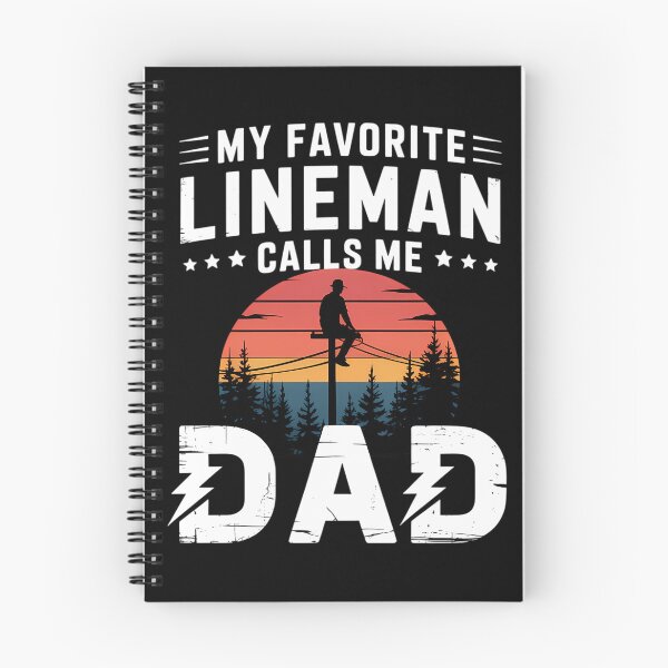 Item preview, My Favorite Lineman Calls Me Dad Line Worker Father's Day designed and sold by CruelShadesSt.