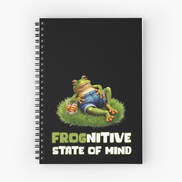 Item preview, Funny Relaxing Frog – Frognitive State of Mind designed and sold by KArtcore.