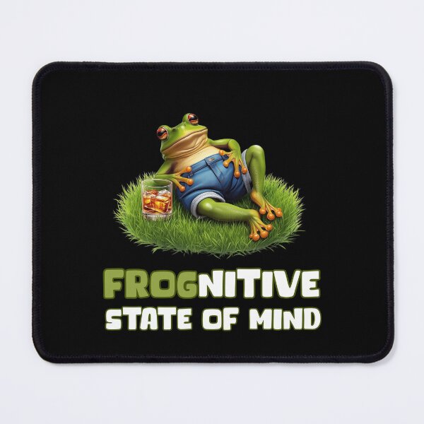 Item preview, Funny Relaxing Frog – Frognitive State of Mind designed and sold by KArtcore.