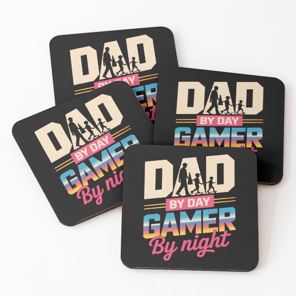 Item preview, Father's Day Funny Dad By Day Gamer By Night designed and sold by CruelShadesSt.