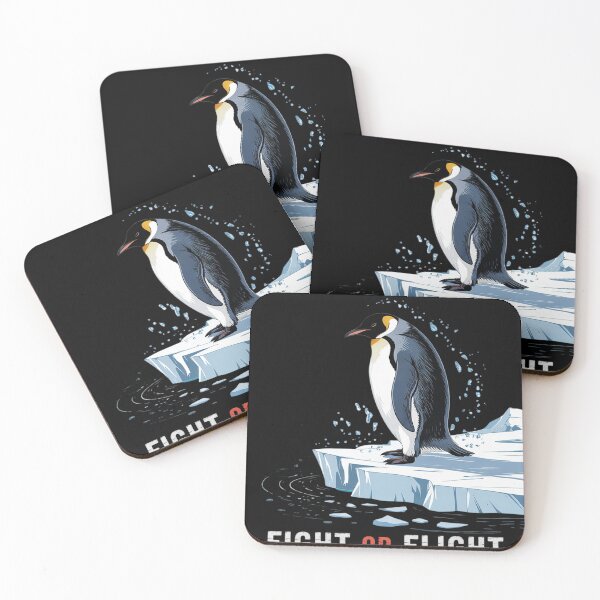 Item preview, Fight Or Flight Funny Penguin Quote  designed and sold by RuthGAArt.
