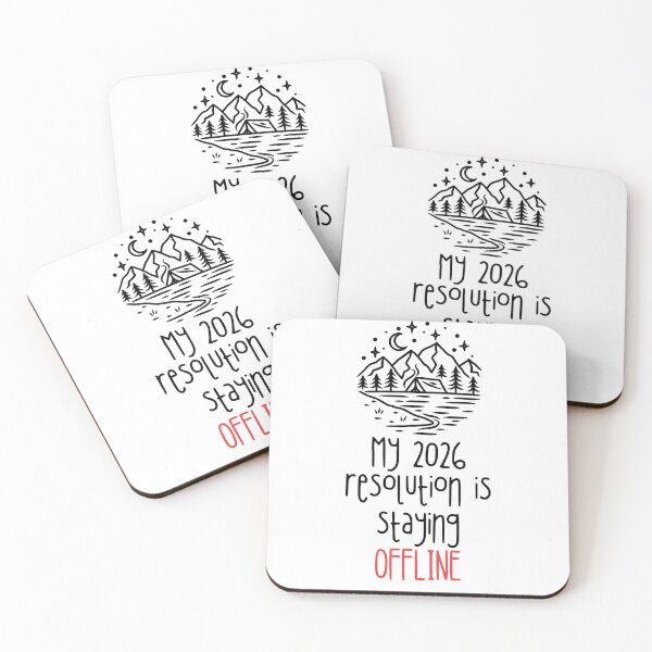 Item preview, My 2026 resolution is staying offline designed and sold by Nikki Krishna.