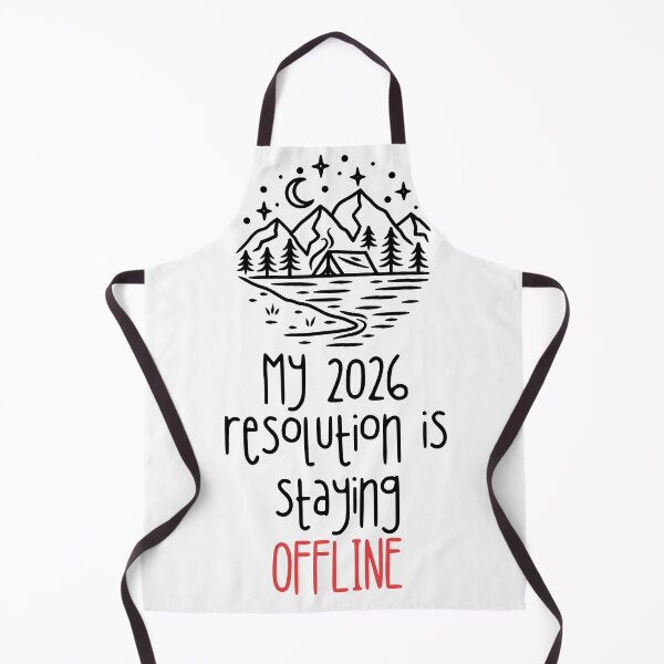 Item preview, My 2026 resolution is staying offline designed and sold by Nikki Krishna.