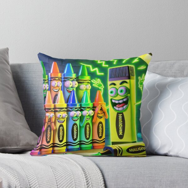 Item preview, Neon Stationery Chaos – The Highlighter Boss designed and sold by ComedyInkFactor.