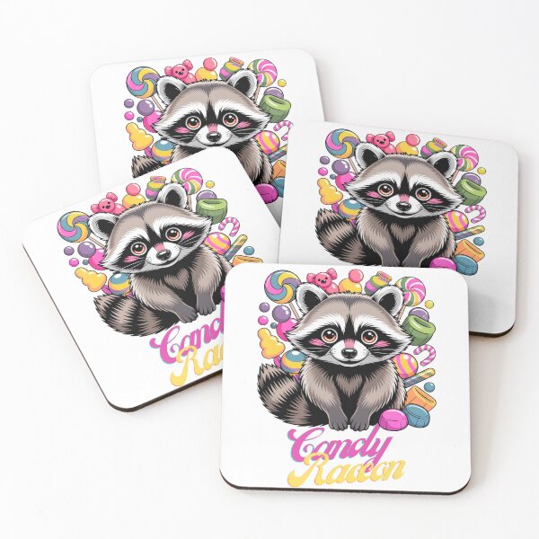 Item preview, Raccon "Candy raccon" designed and sold by Chris-graphics-art.