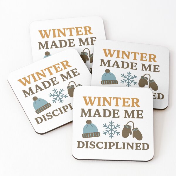 Item preview, Winter made me disciplined  designed and sold by Nikki Krishna.