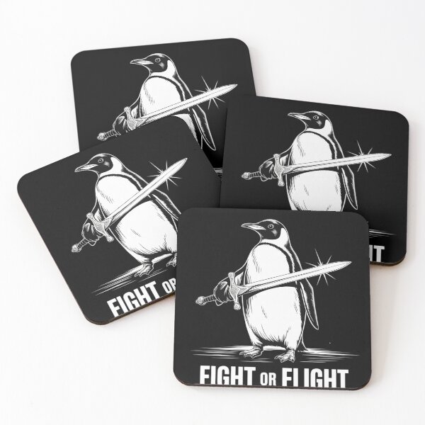 Item preview, Fight or Flight Penguin 1  designed and sold by RuthGAArt.