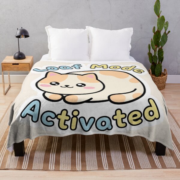 Item preview, Loaf Mode Activated – Cute Kawaii Cat Loaf Sticker for Cat Lovers designed and sold by MuseAI.