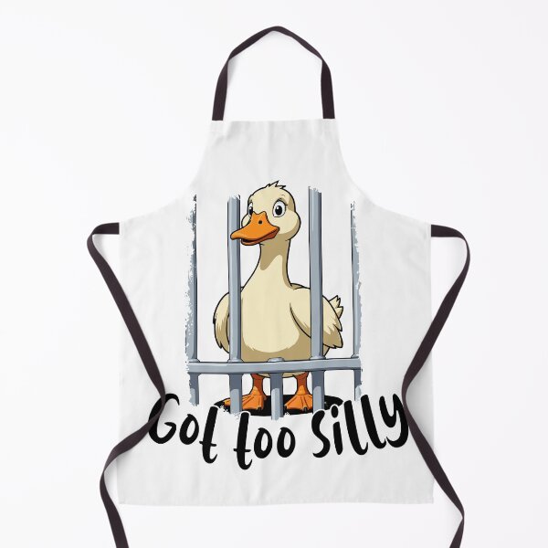 Item preview, Funny Silly Goose Meme - Got Too Silly Duck in Jail designed and sold by Mr Lee.