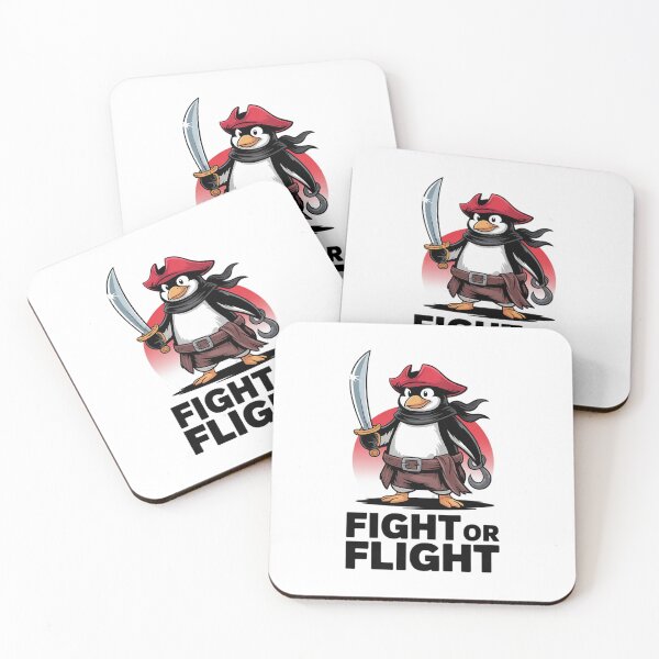 Item preview, fight or flight Penguin meme 1  designed and sold by RsFilsingerArt.