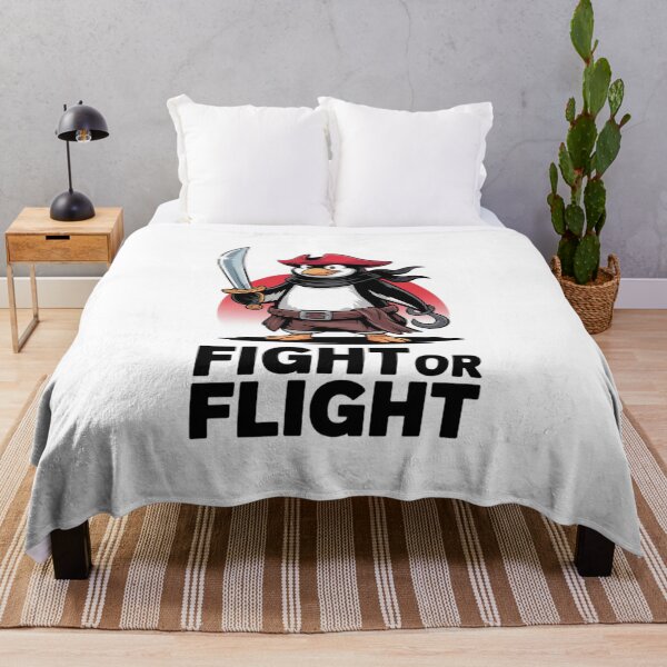 Item preview, fight or flight Penguin meme 1 designed and sold by RsFilsingerArt.