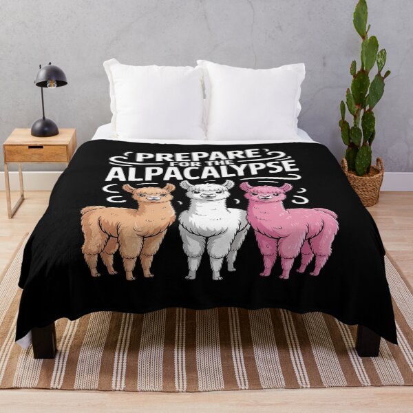 Item preview, Alpacas PREPARE FOR THE ALPACALYPSE Alpaca designed and sold by FluoroWave.