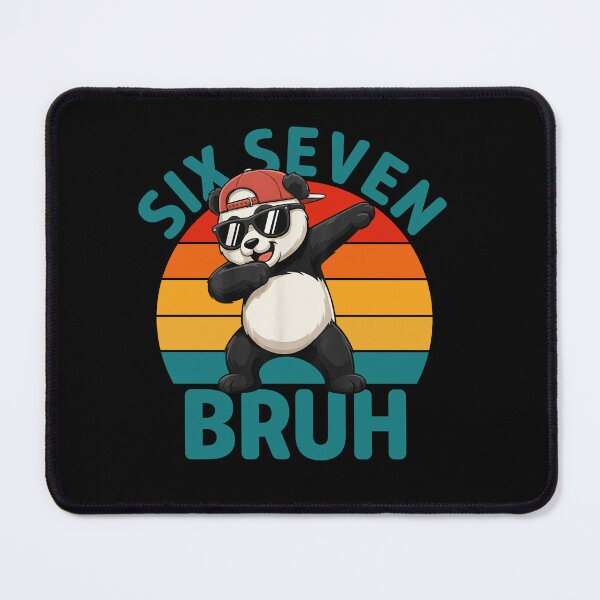 Item preview, Six Seven 6 7 Bruh Panda Meme | 67 Funny Cool Sunglasses Design designed and sold by LashondaGreen89.