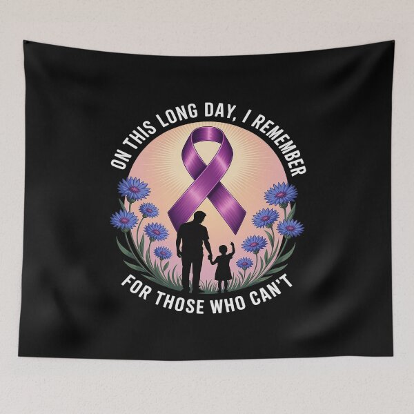 Item preview, Alzheimer’s Awareness On This Long Day I Remember Family designed and sold by FluoroWave.