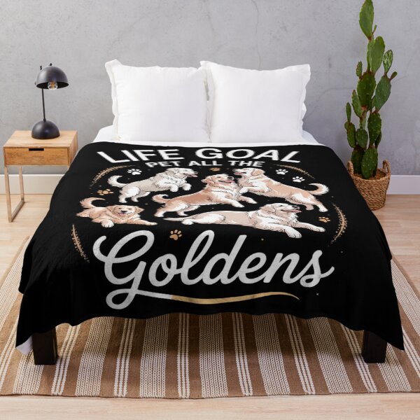 Item preview, Life Goal Pet All The Dogs Golden Retriever Mom Dad designed and sold by AsteriskDatBArt.