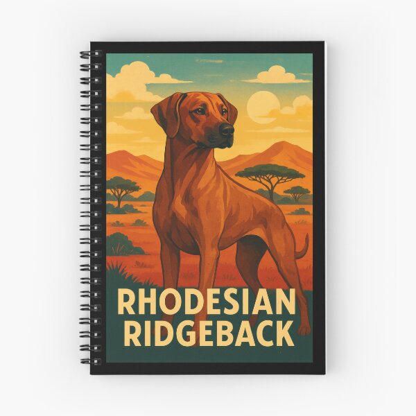 Item preview, Rhodesian Ridgeback Savannah Poster designed and sold by Flying Doggo.