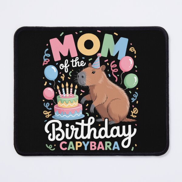 Item preview, Mom Of The Birthday Capybara Girl Bday Party Family designed and sold by AsteriskDatBArt.