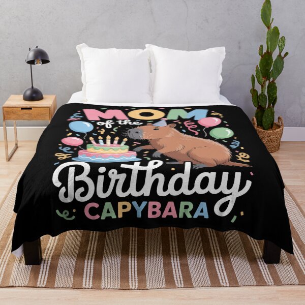 Item preview, Mom Of The Birthday Capybara Girl Bday Party Family designed and sold by AsteriskDatBArt.