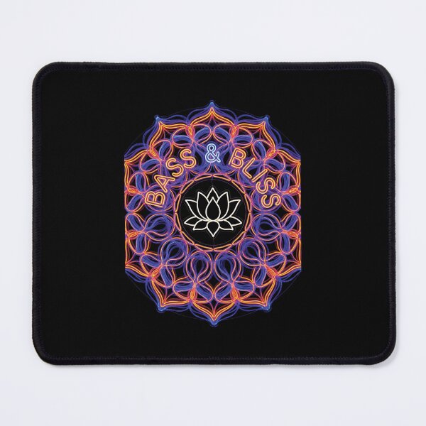 Item preview, Bass & Bliss - Neon Lotus Mandala designed and sold by KAYJAY DESIGNS.