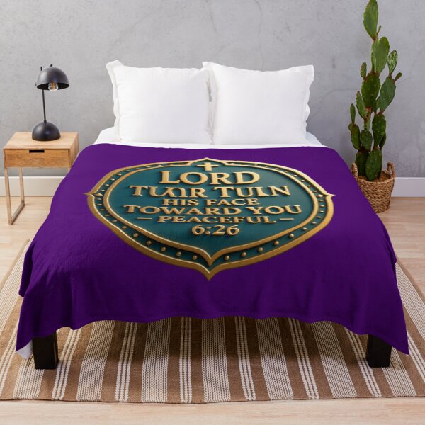 Item preview,  The Lord Turn His Face Toward You – Peaceful 3D Christian Blessing Label , designed and sold by PaintMeWorld.