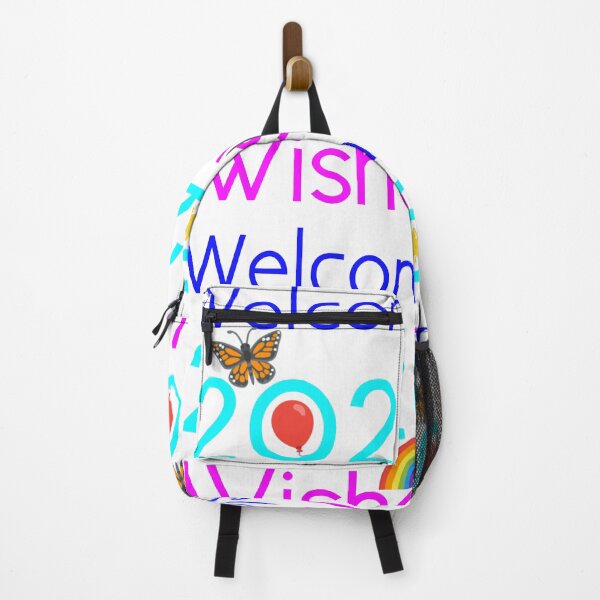 Item preview, **Happy New Year 2026 Welcome Wishes Colorful Butterfly Balloon Star Rainbow Design** designed and sold by Faali950.