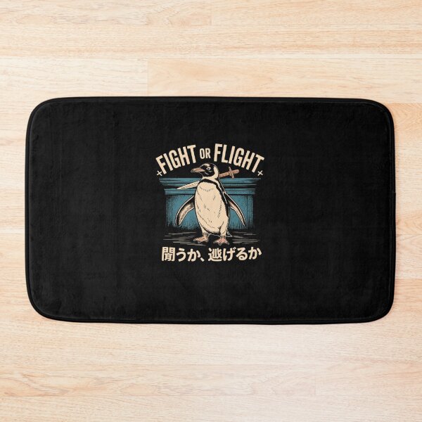 Item preview, Funny Fight Or Flight Meme Penguin With Knife 1  designed and sold by RsFilsingerArt.