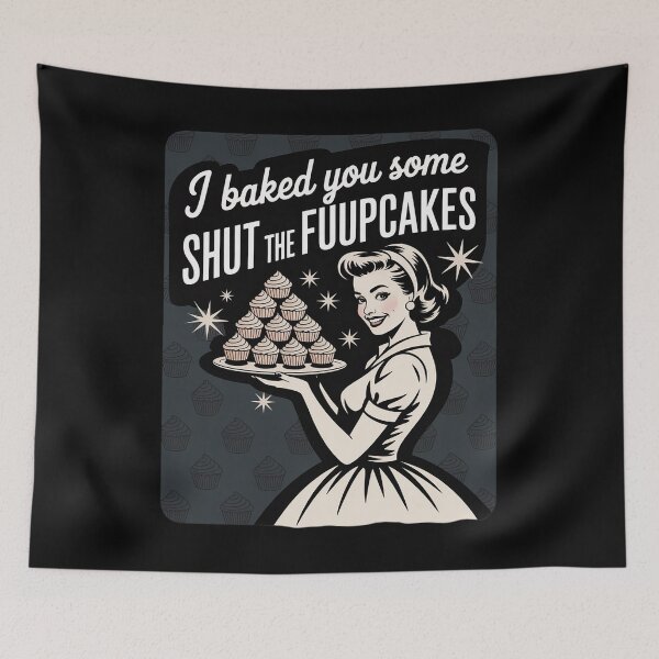 Item preview, I Baked You Some Shut The Fucupcakes Funny Baking Vintage  designed and sold by VerseFarm.
