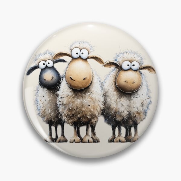 Item preview, Gorgeous Sheep ' The Sheepies’ BY SHiRLeY MacARTHuR designed and sold by Shirley MacArthur Art.