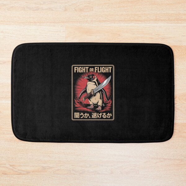 Item preview, Funny Fight Or Flight Meme Penguin With Knife 2  designed and sold by RsFilsingerArt.