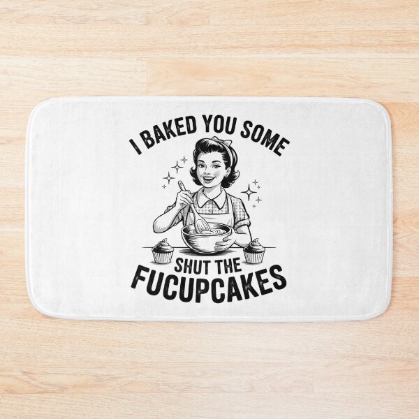 Item preview, I Baked You Some Shut The Fucupcakes Funny Baking Vintage1  designed and sold by VerseFarm.