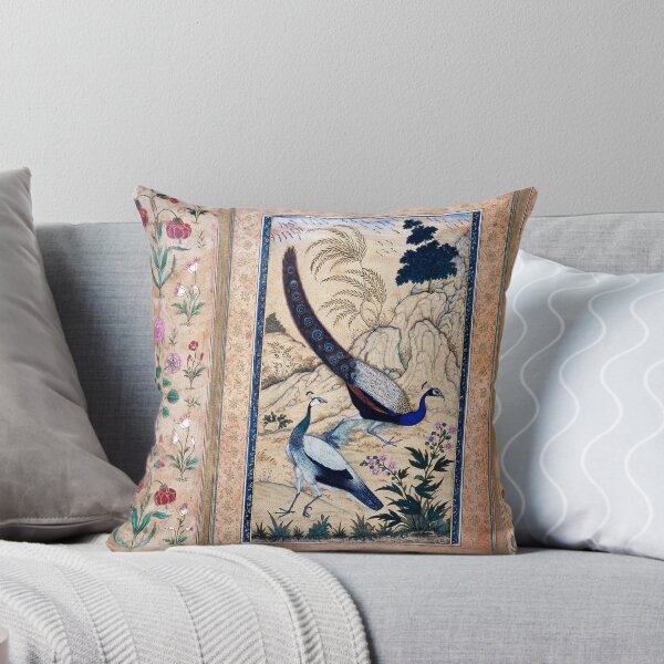 Item preview, Mughal miniature. Two peacocks designed and sold by likiska.