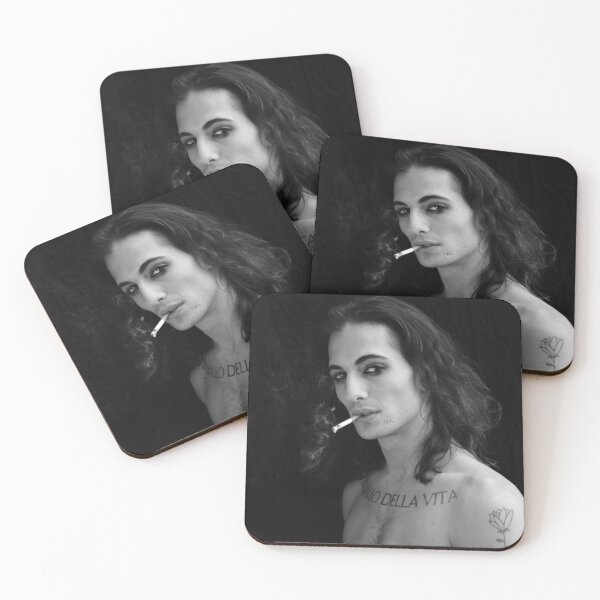 Item preview, Damiano David Black & White Portrait  designed and sold by markelhovardt.
