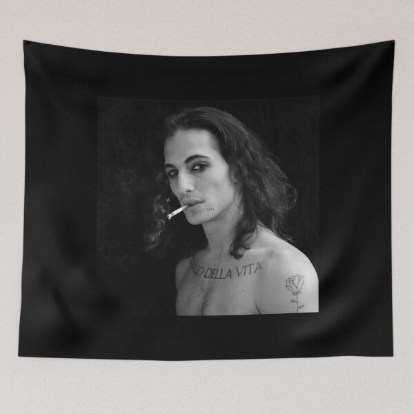 Item preview, Damiano David Black & White Portrait  designed and sold by markelhovardt.