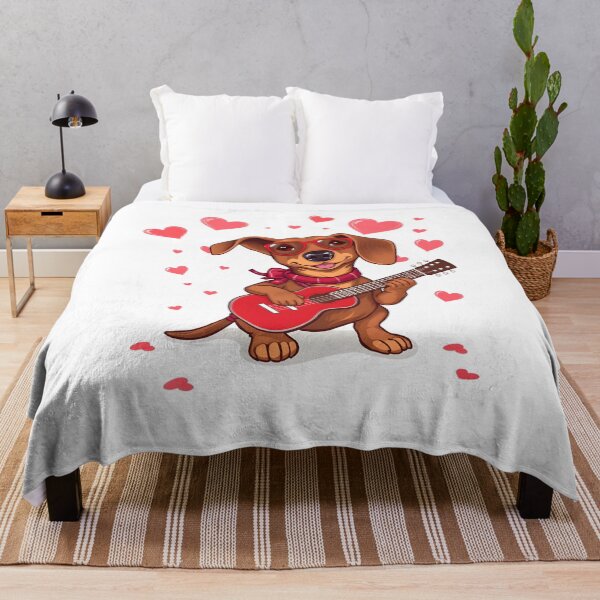 Item preview, Valentine Dachshund Playing Guitar designed and sold by New Art.