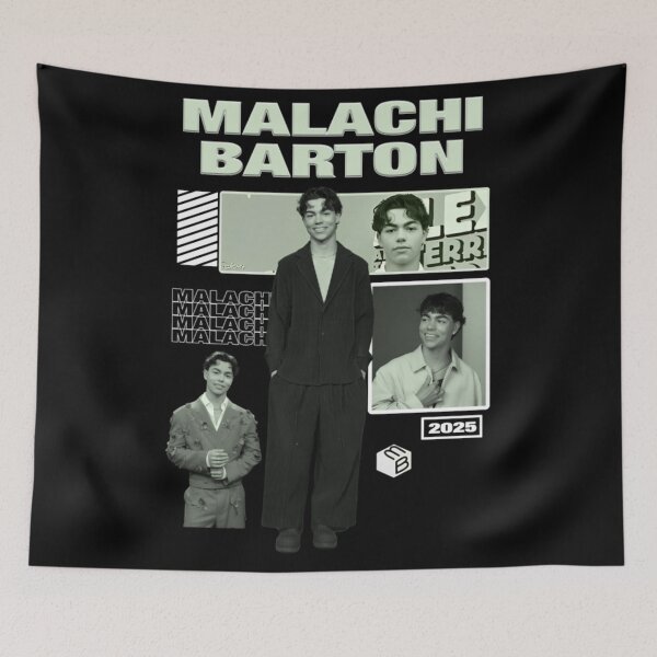 Item preview, Malachi Barton Modern Collage Poster – Minimal Black Aesthetic designed and sold by markelhovardt.