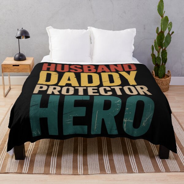 Item preview, Husband Daddy Protector Hero Father's Day designed and sold by AsteriskDatBArt.