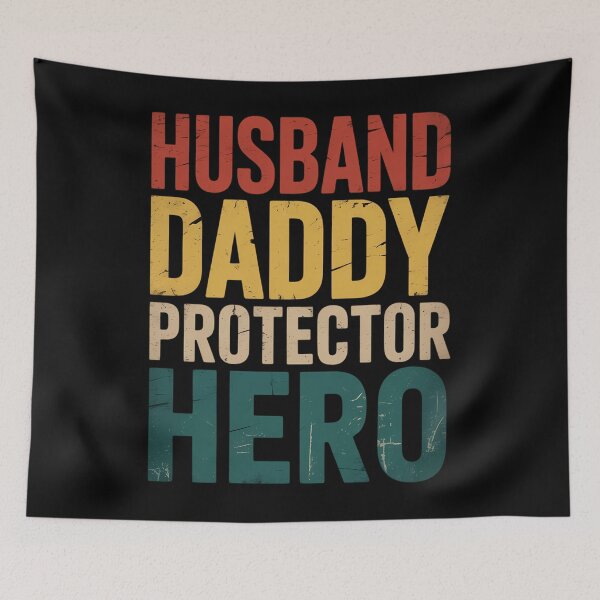 Item preview, Husband Daddy Protector Hero Father's Day designed and sold by AsteriskDatBArt.